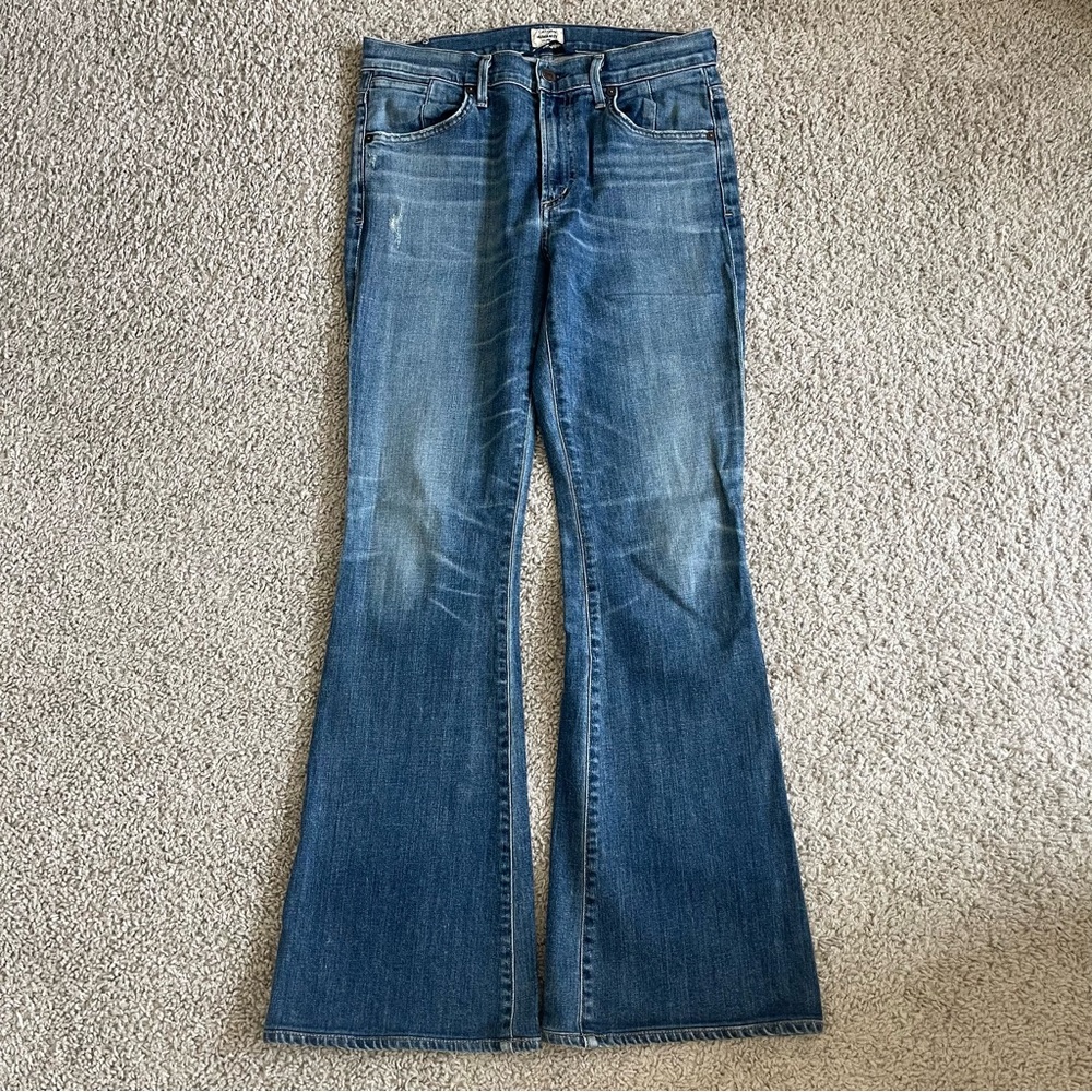 Citizens Of Humanity Fleetwood Petite High Rise Flare Denim Jeans